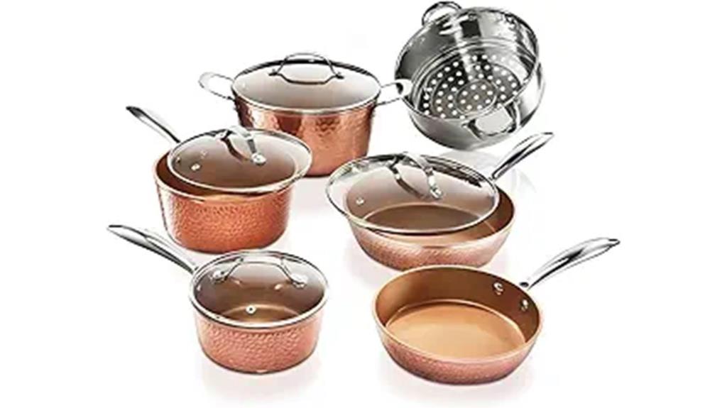 15 piece ceramic cookware