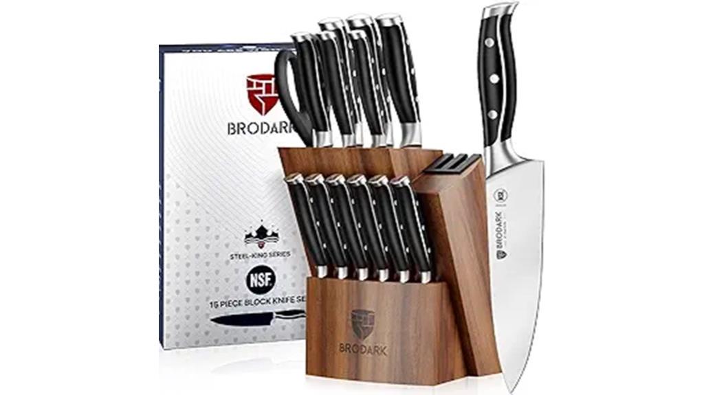 15 piece chef knife set