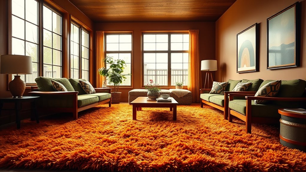 1970s shag rugs trends