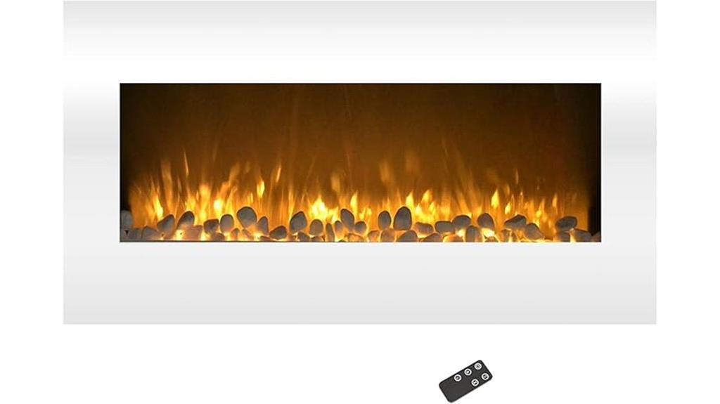 36 inch wall mount fireplace