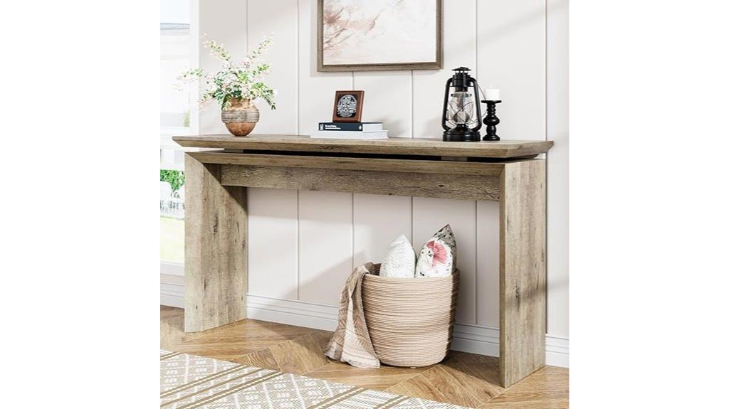 58 inch long console table