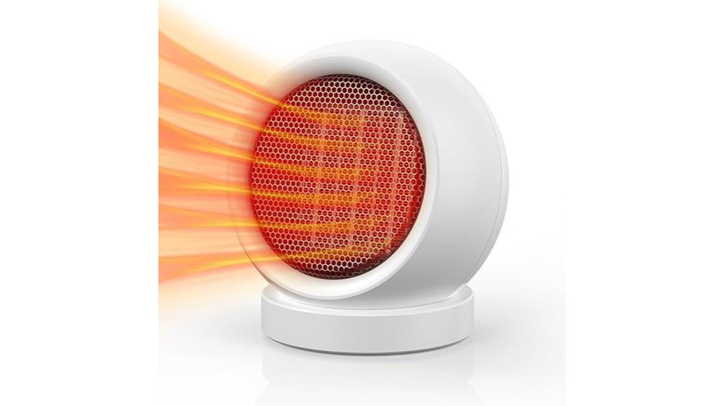 600w ceramic desk heater