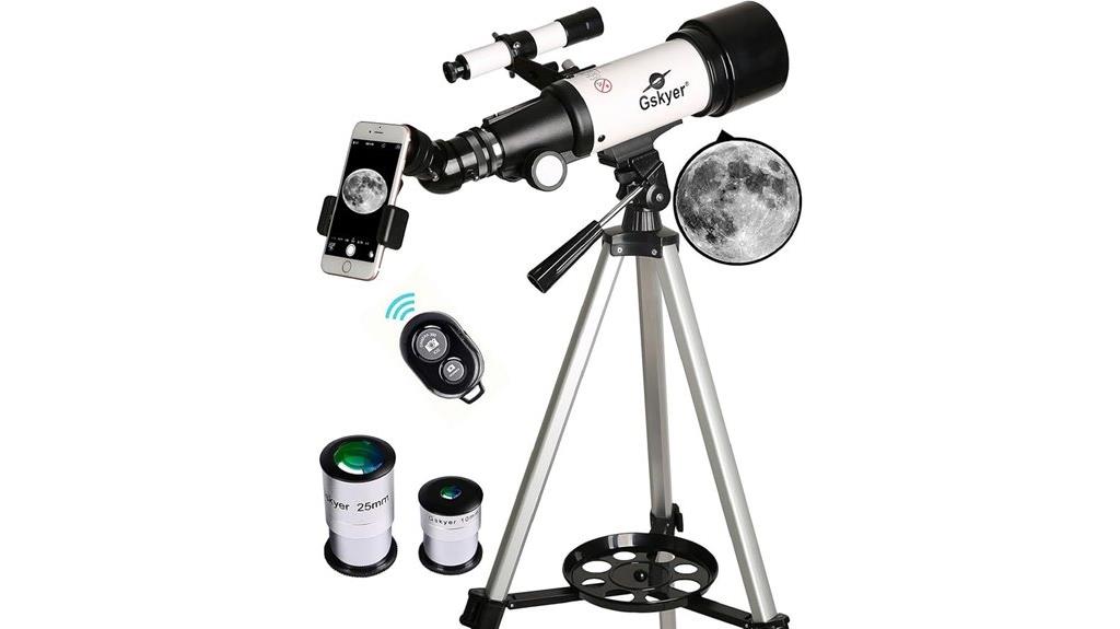 70mm astronomical refracting telescope