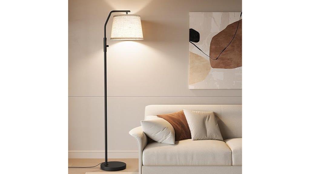 adjustable dimmable floor lamp