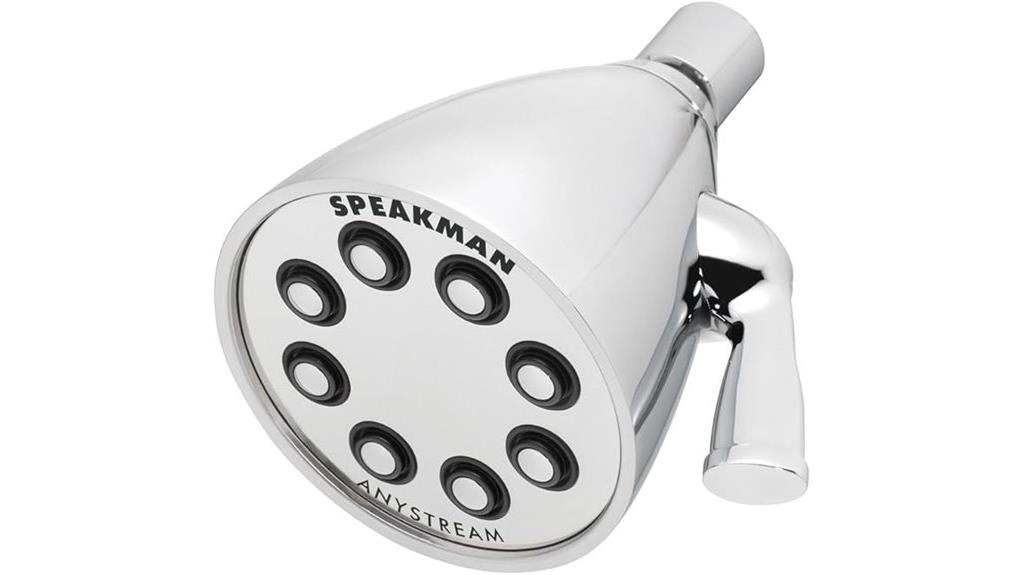 adjustable high pressure showerhead