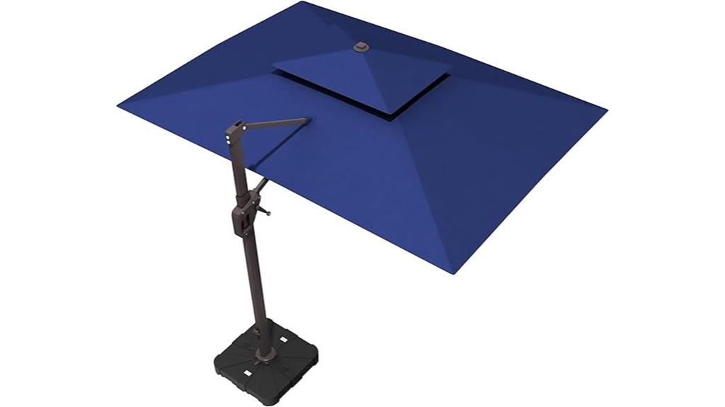 adjustable large patio umbrella