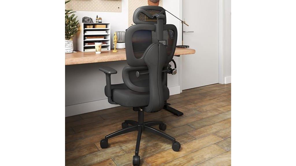 adjustable lumbar support chair