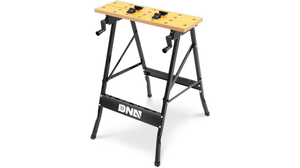 adjustable workbench with ruler