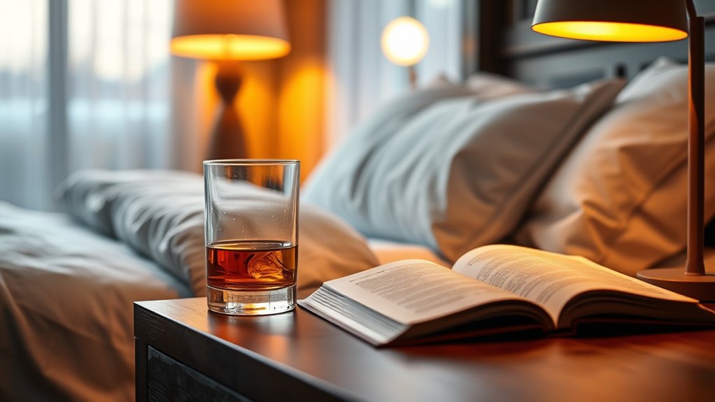 alcohol disrupts restorative sleep