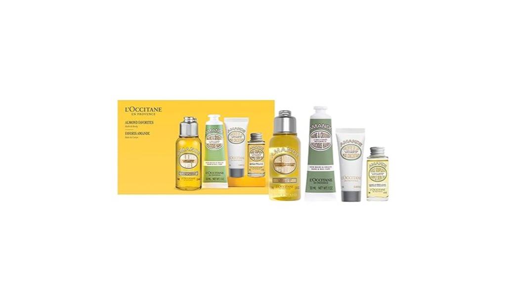 almond skincare gift set