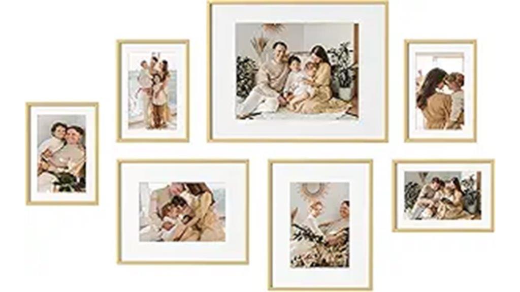 aluminum gallery wall set