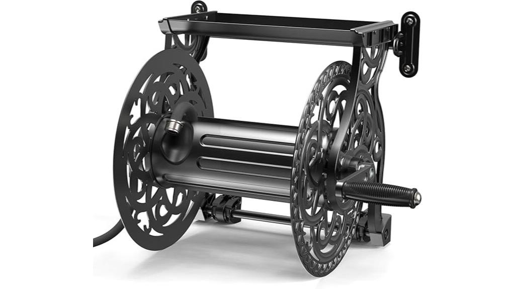 aluminum wall mount reel