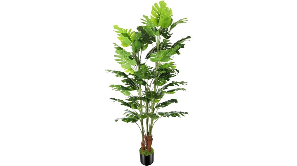 artificial 6 3ft monstera tree