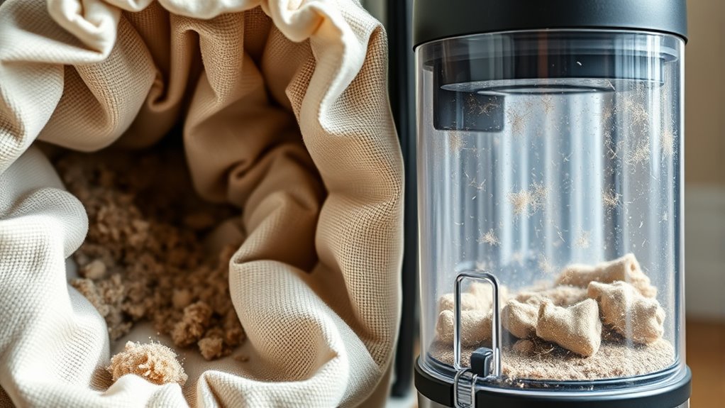 bagged vacuums contain allergens