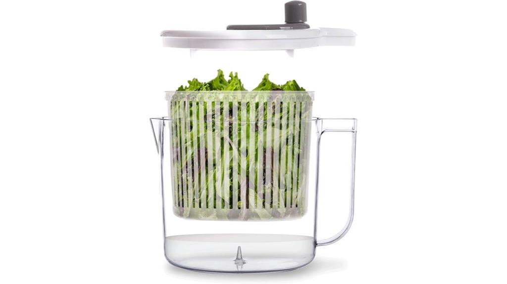 bino 2 6 quart salad spinner