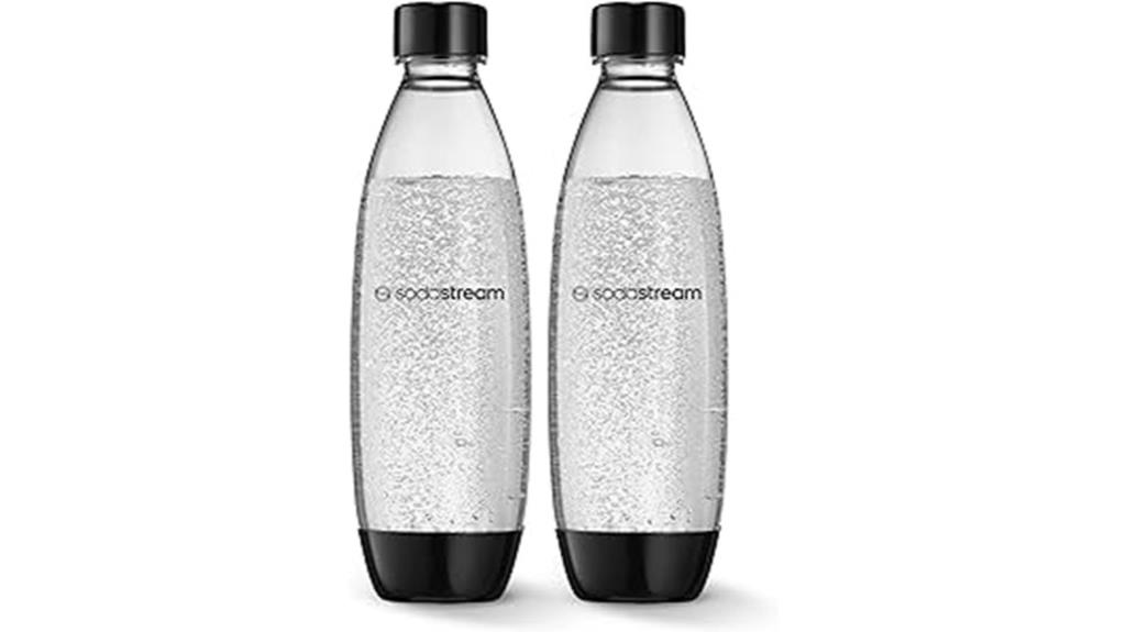 black 1l twin bottles