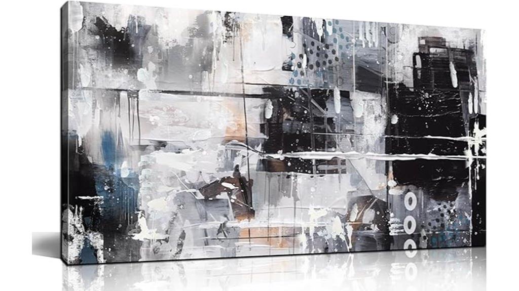 black and white abstract