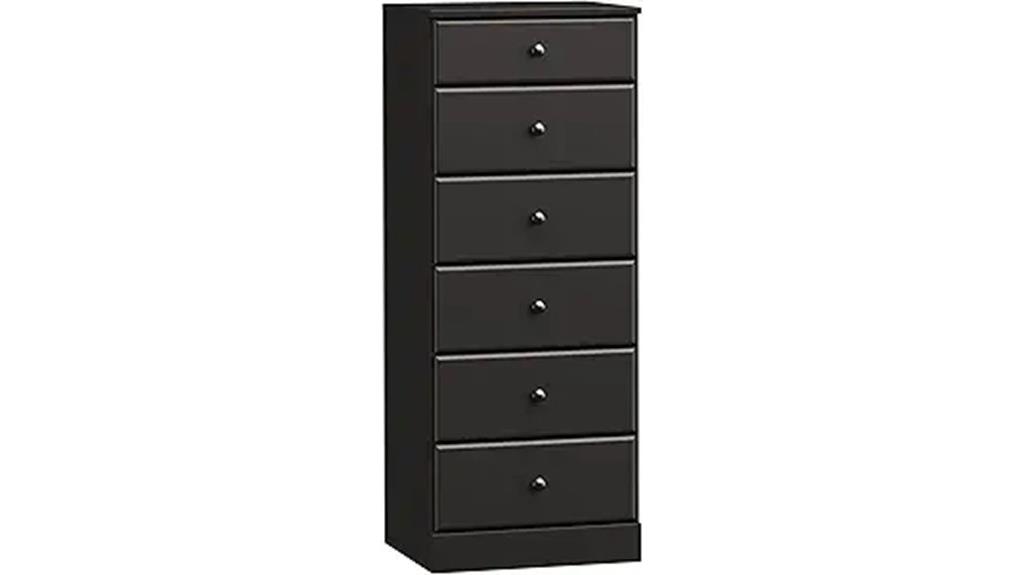 black bedroom dresser