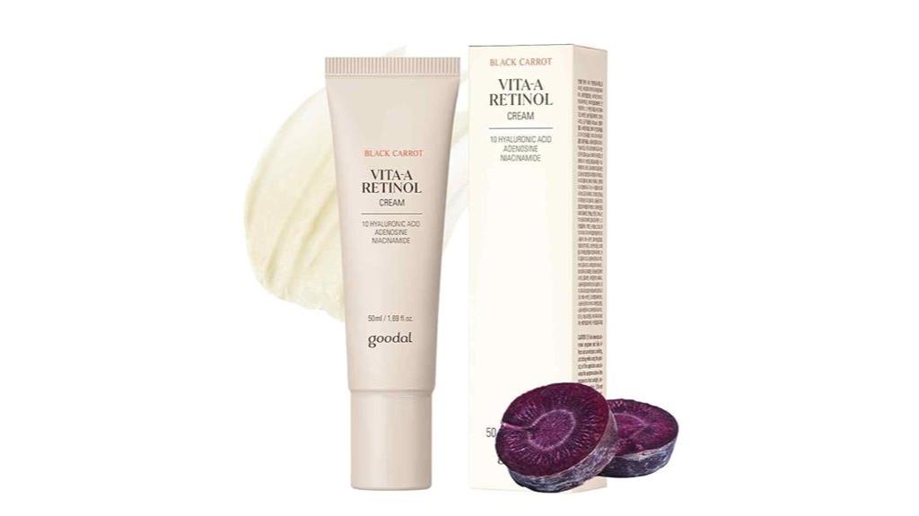 black carrot retinol cream