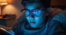 blue light glasses improve sleep