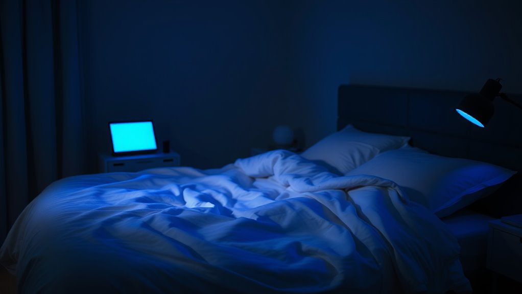 blue light hampers melatonin production