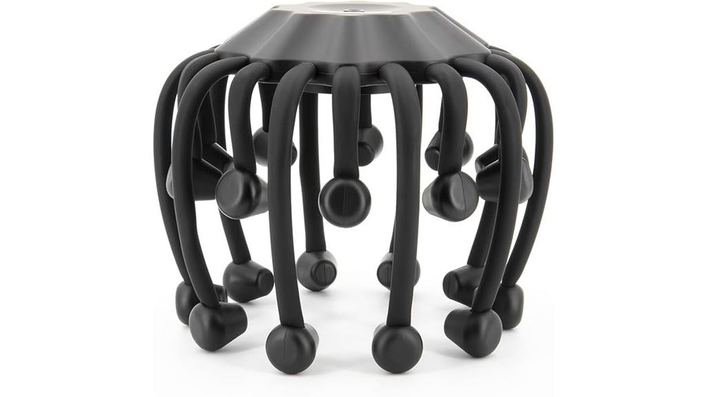 bluetooth powered scalp massager