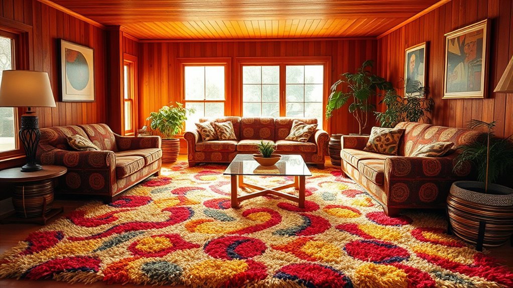 bold eclectic 1970s decor
