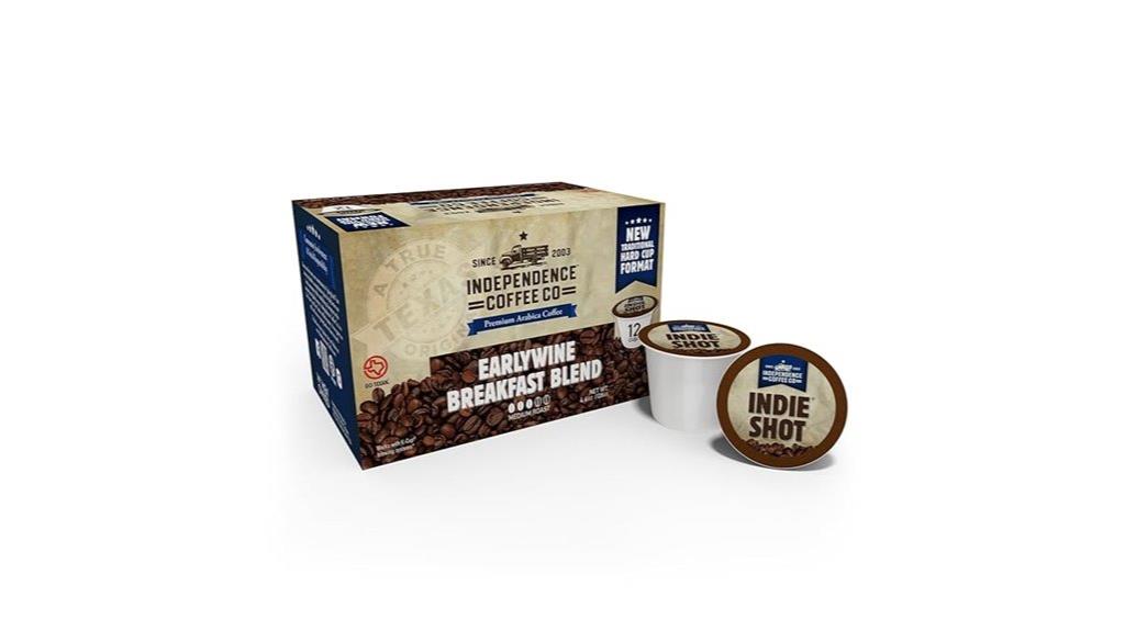 breakfast blend coffee pods