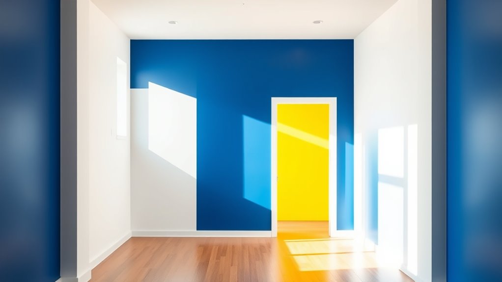 bright colors make rooms appear larger