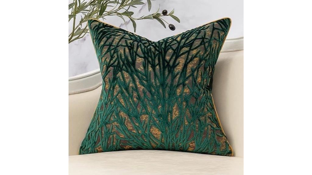 bright green twig pattern