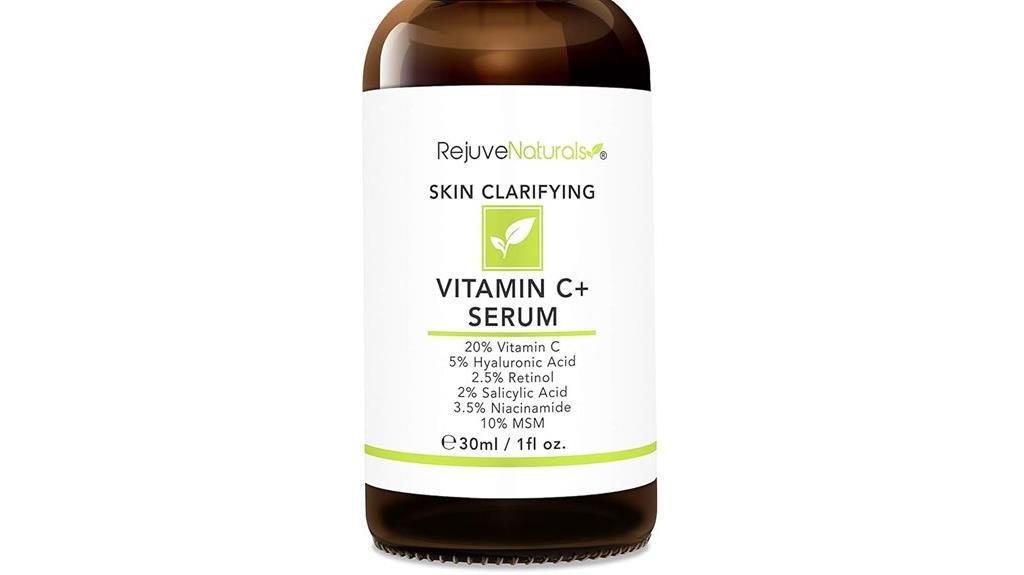 brightening facial serum formula