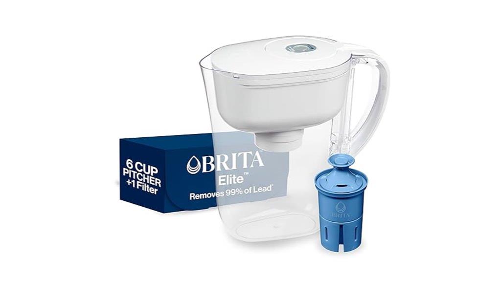 brita 6 cup filter pitcher