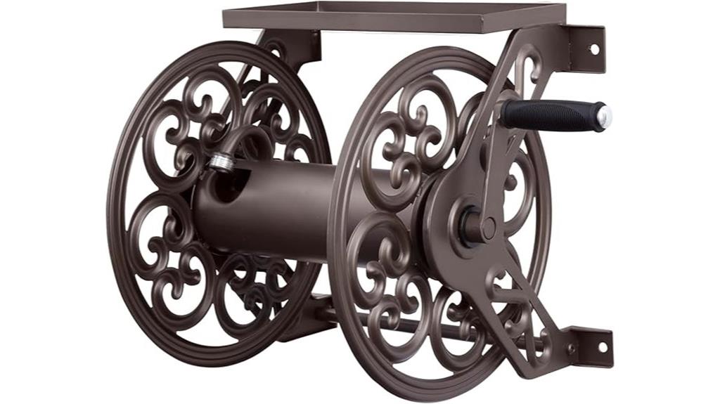 bronze steel wall mount