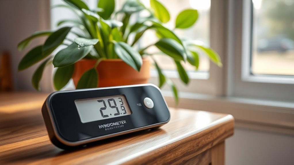 calibrate and position hygrometer