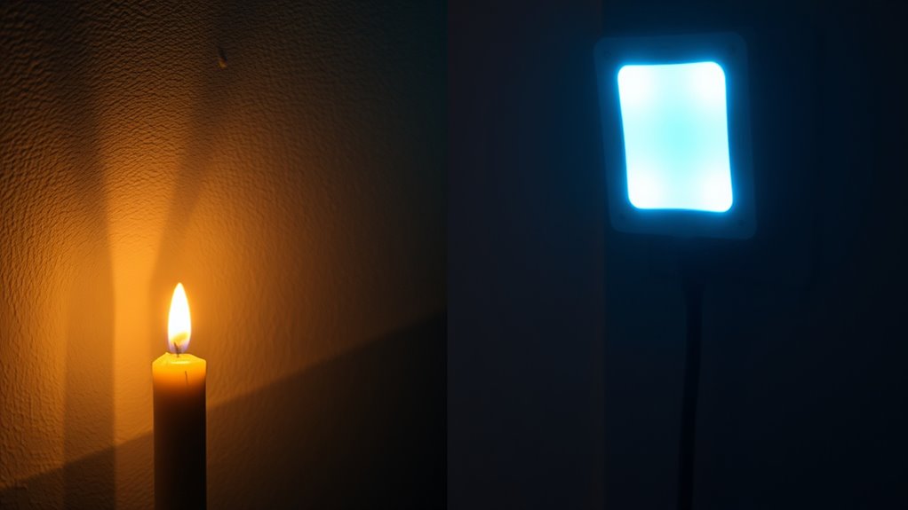candle and led safety