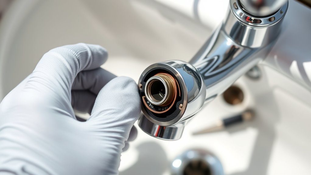 careful precise faucet reassembly