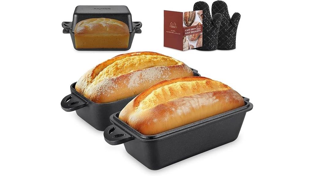cast iron baking set