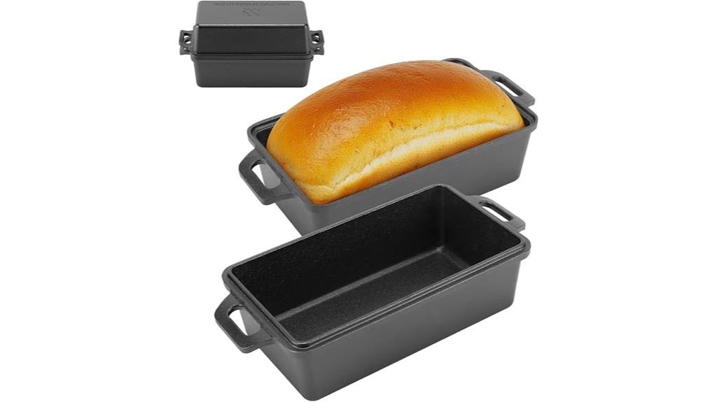 cast iron bread pan