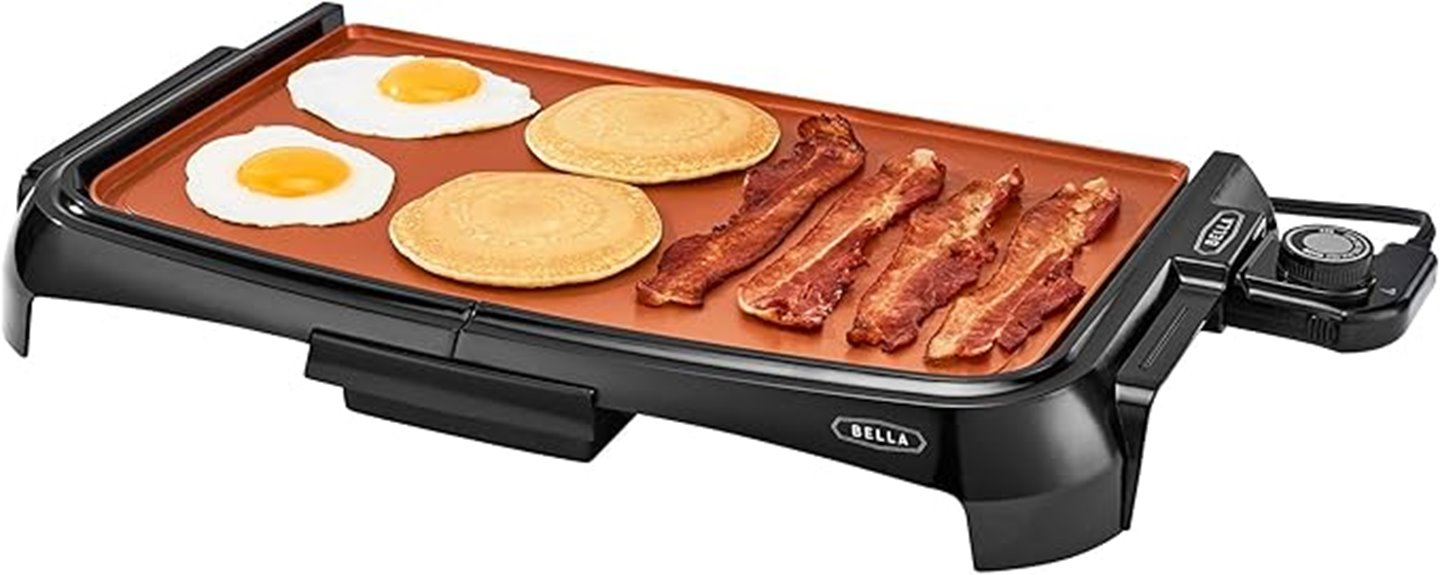ceramic copper griddle