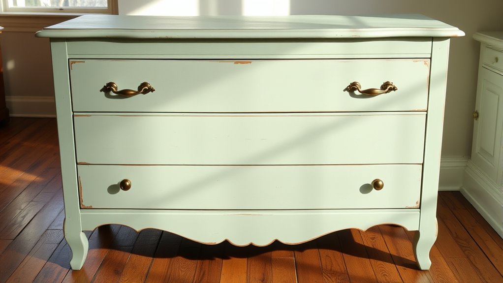 chalk paint hardware update