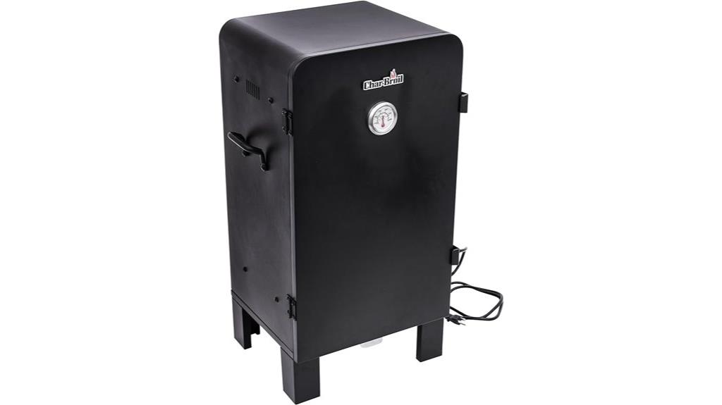 char broil electric smoker black