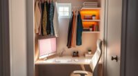 closet office space tips