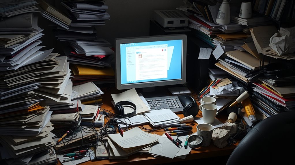 clutter hampers focus productivity