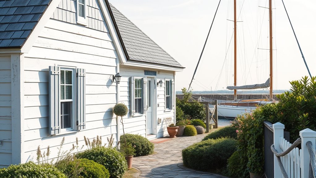 coastal charm with nautical accents