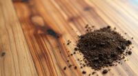 coffee grounds furniture refinishing