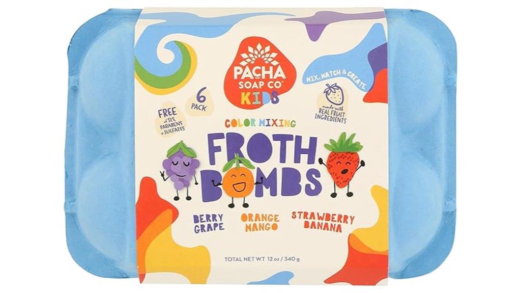 color changing froth bomb