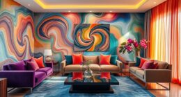 colorful sound inspired spaces