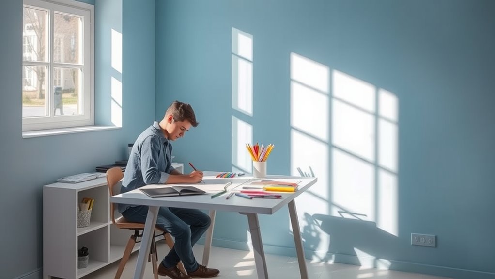colors influence focus and creativity