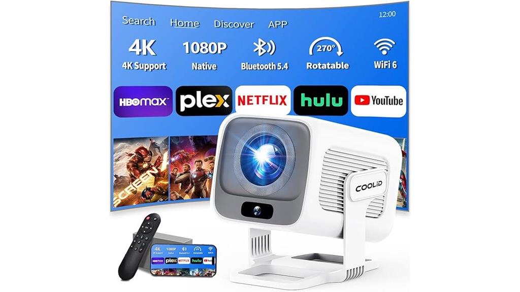 compact 4k wifi projector