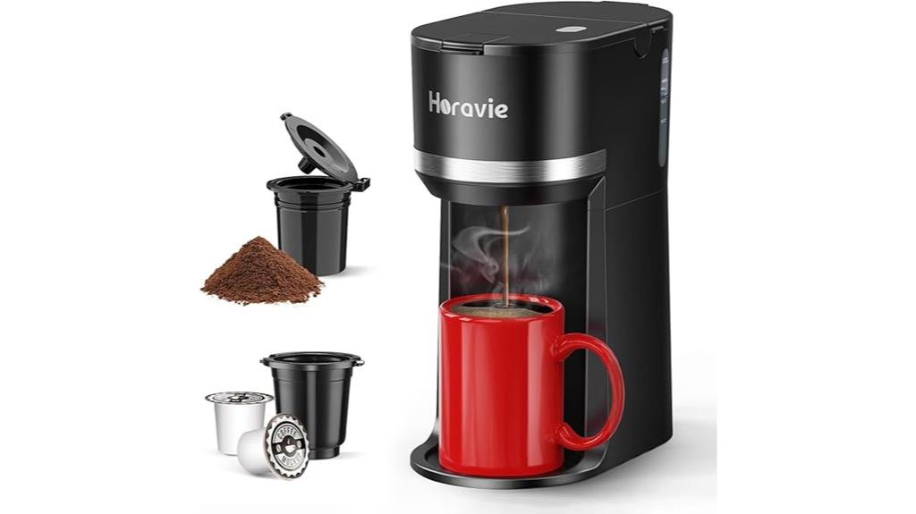 compact coffee maker features